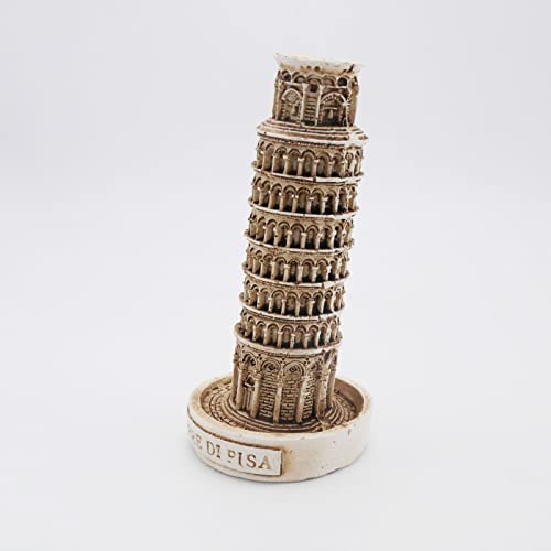 Leaning Tower of Pisa Fish Tank Decorations Reptile Turtle Lizard Spider Tanks Terrarium Building Construction Décor Ornament Pet - color: Leaning Tower of Pisa
