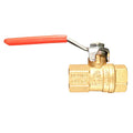 Milton S-1094-4 1/4" FNPT Full Port Brass Ball Valve - size: 1/4" NPT x 1/4" NPT female