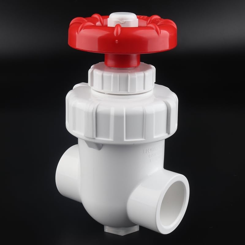 20/25/32/40/50/63mm UPVC Gate Valve Precision Flow Control PVC Sluice Valve Garden Irrigation Aquarium PVC Valve Ball Valve - size: 32mm DN25 White