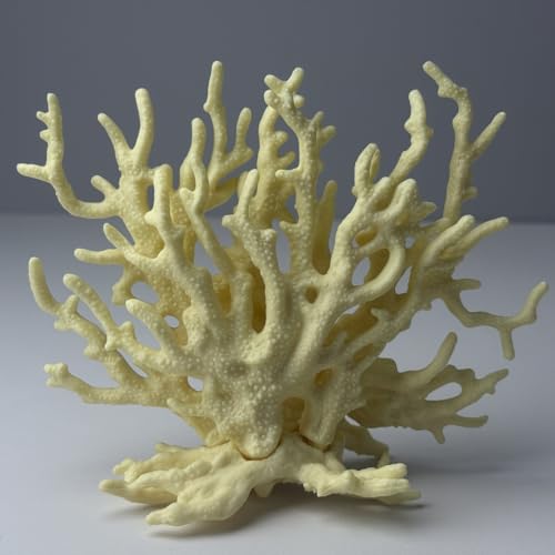 Fish Tank Decorations,Aquarium Corals Decoration, Aquarium Ornaments, Fish Tank Coral, Aquarium Corals Decoration, Fish Decorations for Aquarium (Yellow, Medium) - color: Yellow