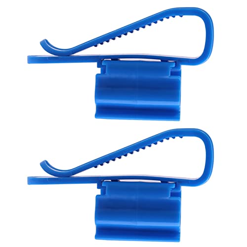 Adjustable Fish Tank Hose Clip 2Pcs, Plastic Water Pipe Tube Clamp, Universal Hose Holder for Aquarium, Bucket, Sink and Plumbing Applications