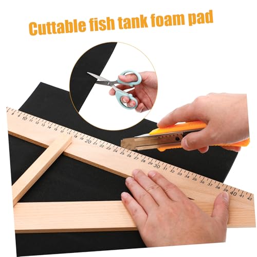 Gadpiparty Aquarium Leveling Mat Thicken Fish Tank Bottom Pad Shock-Absorbing Wear-Resistant Design for Non- Stability Thick Mat for Fish Tanks