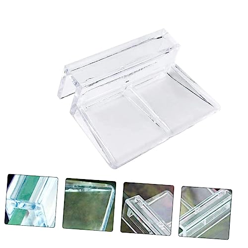 Aquarium Cover Support Bracket Transparent Acrylic Holder for Fish Tank Lid Easy Installation for Tanks Safe Secure Fish Tank Supplies
