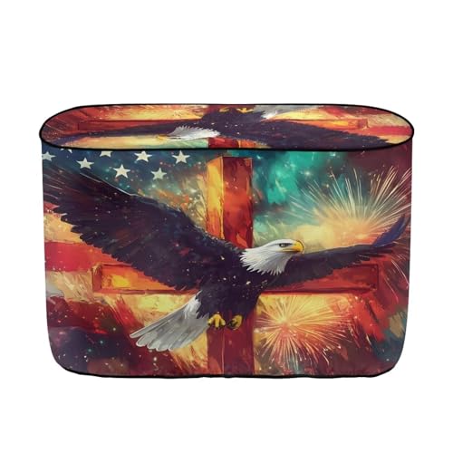 Cross Eagle Camper Propane Tank Cover Replacement Cover for RV/Trailer/Camper Waterproof RV Propane Tank Cover Easy to Install Clean - color: Cross Eagle, size: Small-Double 20LB