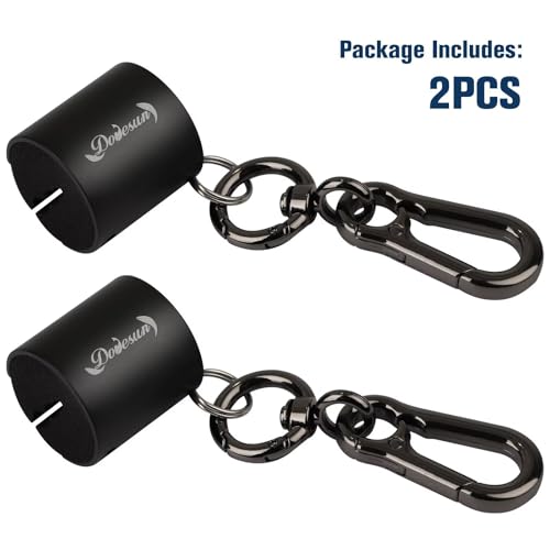 Creek Rod Clips Wearable Fishing Rod Holder Clip Fly Fishing Pole Accessories 1PCS & 2PCS - color: Cylindrical-Black-2PCS