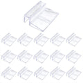 16 PCS 8mm Acrylic Aquarium Cover Clip, Clear Fish Tank Glass Cover Clip Support Holder Universal Lid Clips for Rimless Aquariums