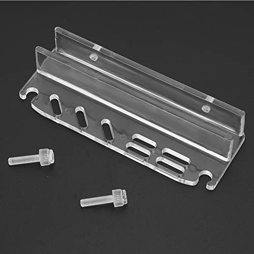 Haofy Aquarium Tool Holder Acrylic 5-20mm Glass Thickness - Fish Tank Organizer with Secure Grip for Rimmed Aquariums Nano Tanks Plant Tweezers Scissors Storage