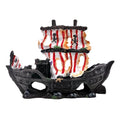 M2cbridge Antique Roman Column Ruins European Castle Aquarium Decorations Fish Tank Hideout Rocks (Striped Pirate Shipwreck) - color: Striped Pirate Shipwreck