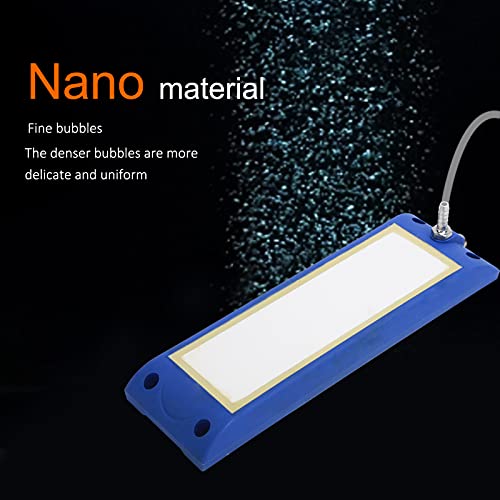 GLOGLOW Aquarium Air Stone Bars, 11.1 x 3.5in Nano Bubble Air Stone Disc Bubble Diffuser Release Tool for Air Pumps Fish Within 200cm/86.6in(L)