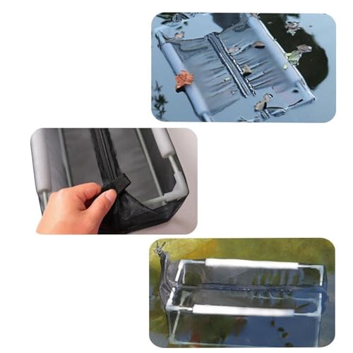 Qianly Separation Net Aquarium Breeder Net Isolation Box Nylon Mesh Isolation Mesh Box Fish Breeder Box with Zipper Suitable for Isolating Sick Fish - size: 62x32x32cm