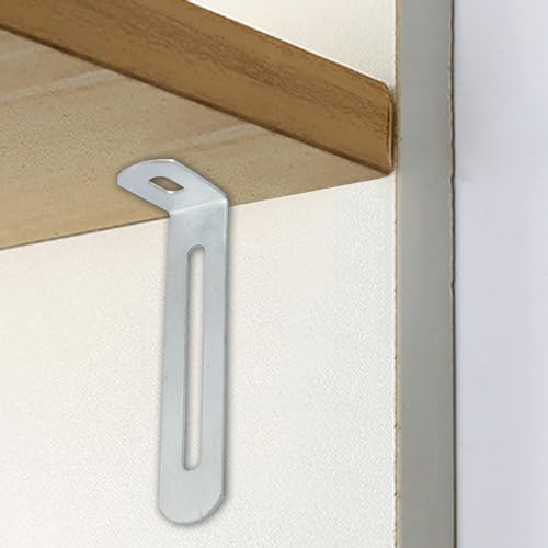 3"x1.2"x0.6"Adjustable Right Angle Brackets Metal L Bracket Heavy Duty 90 Degree Corner Fastener L-Shape Corner Brace Support Silver Shelf Bracket , 10Pcs - size: 3"x1.2", style: SILVER/10PCS