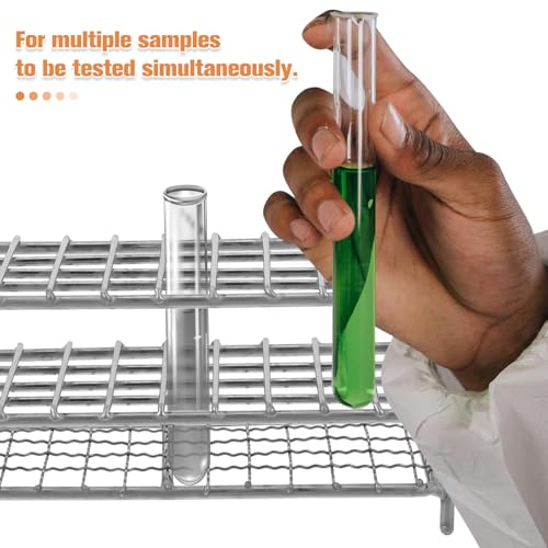 OUNONA Test Tube Rack Slot Storage Organizer for Laboratory High-Temperature Resistant Design Secure Structure Compact and Test Tube Holder