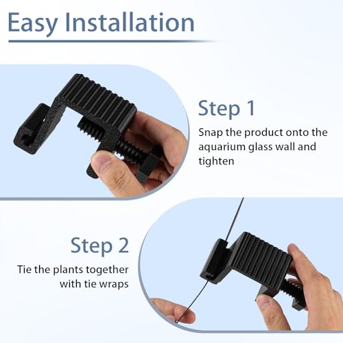 3 Pcs Adjustable Aquarium Holder, Flexible Size Grip for Mangroves, Lucky Bamboo and Probes