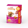 Catit Creamy Lickable Cat Treat, Healthy Cat Treat, Chicken & Shrimp, 50 Pack, 0.5 Ounce (Pack of 50) - size: 0.5 Fl Oz (Pack of 50)