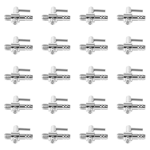 AQUANEAT 20pcs Aquarium 1 Way Thread Valves, Air Flow Control Valves, Manifolds Distributor for Pumps Fish Room Air Systems - size: 1 Pack