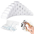 Magic Cleaning Sponges Eraser, 100 Pack Premium Melamine Sponge Foam Cleaning Pads, Dish Sponges, White Household Cleaning Scrub Sponge for Kitchen, Bathroom, Furniture, Floor Wall Cleaner - size: 100 Count (Pack of 1)