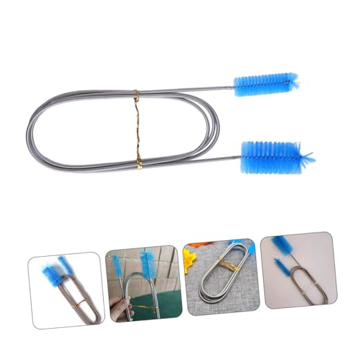 OUNONA 4pcs Double Aquarium Cleaning Brush Spring for Efficient Fish Tank Maintenance for Various Depths Deep Sea