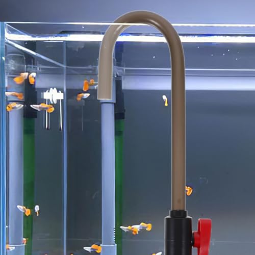 balacoo Aquarium Hook Water Changer, Hanging Fish Tank Water Changer with Flow Switch - Easy to Install, Fit 1/2, 5/8, 3/4'' Hose