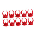 predolo 10 Pieces Sucker Fixing Clip Aquarium Heater Suction Cups Clips Holders Clamps Silicone Detachable Design Suitable for Fish Tank Pet Supply
