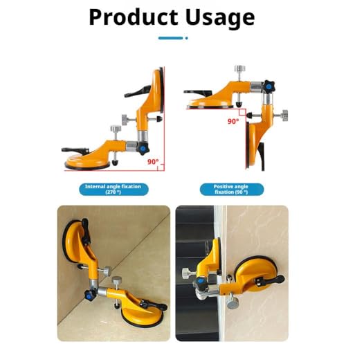 Adjustable Height Setter – Professional Countertop Leveling Tool, 2026 Upgraded Vacuum Panel Leveling Tool & Floor Tile Levelings Clamp, Efficient Flooring Tools, Floor Gap Fixer Tools