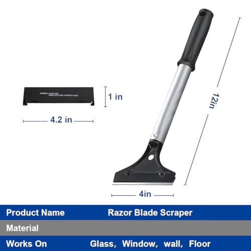 CELOX Grill Scraper, Heavy Duty Flat Top BBQ Grill Scraper for Cleaning