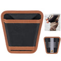 Chunful Fly Fishing Net Holder Adjustable Belt Mounted Landing Net Holster Hands Free Waist Holder for Fishnet Racquet Fishing Gear Racket