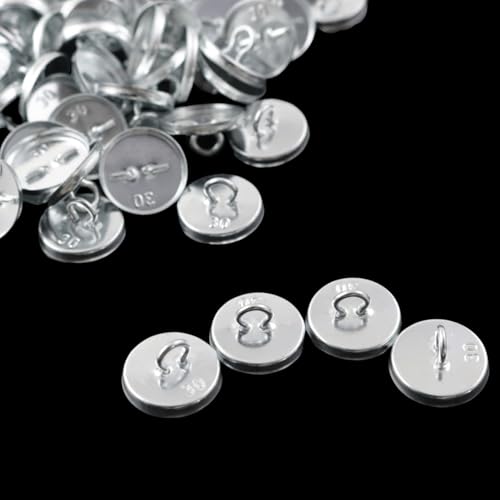 XGNG 1 Pack (100 pcs) Metal Plant Anchors for Grid Vines and Wall Climbers Climbing Plant Tools Vine Design Anchors Plant Hooks Wall Grid Shelf Anchors