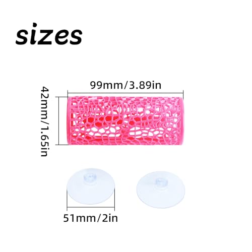 RUIAN Betta Hideout Pink Fish Tank Decor Betta Fish Hideout Betta Hammock for Small Tank，2Pcs