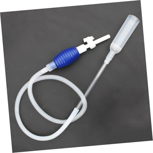 SUPVOX Aquarium Water Changer Manual Siphon Pump Fish Tank Gravel Vacuum Tool Medium Size for Fish Tank Water Change and Aquarium Maintenance