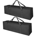 COOLBEBE 52" Sports Duffle Bag - 160L Extra Large Travel Duffel Luggage Bag with Upgrade 2-way Lockable Zippers, Sturdy & Water Resistant Long Duffle Bag for Camping Moving (Black 52inch 2Pack) - size: 52" x 12" x 16" 2Pack