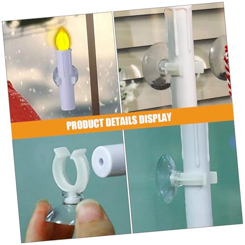 9pcs Aquarium Tube Clips Transparent Holders for Air Pump Tubing Firmly Secures Water Pipes Stability Enhancer for Fish Tank Decor and Functionality - size: 4.50X3.00X2.00CM
