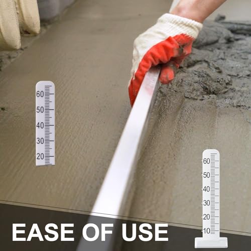 50 Pcs Self Leveling Pins 2.36 Inches (60 Mm) Level Stick Pegs for Tile Stone Ceramic and Floor Concrete Tools