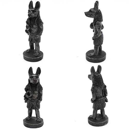 Egyptian Cleopatra Anubis Bastet Fish Tank Decor Decorations (Set of 3) Statue Sculpture Reptile Turtle Lizard Spider Tanks Terrarium Ornament Pet - color: Cleopatra Anubis Bastet
