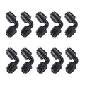 1/2 inch Irrigation Fittings Elbow Connectors For (1/2" ID x0.6-0.63" OD) 16mm Drip Tubing Barbed Connectors-10 Pcs/pack - size: 1/2 inch Elbow