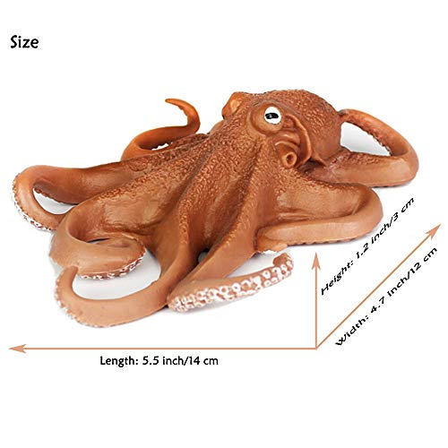 Oncpcare Dutch Kraken Aquarium Decor, The Mysterious Legend Octopus Figure Aquarium Ornament Fish Tank Landscape Artificial Sea Life Replica Decoration Accessories - color: Octopus 1p