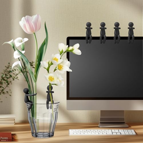 Plant Propagation Buddy, 6pcs Plant Propagation Holder, Plant Cutting Holder Plant Support for Sprouts, Propagation Buddy for Indoor Gardens Or for Stems, Shoots and Cuttings - color: Black-6