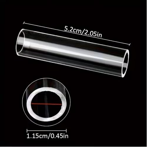 Aquatic Aquarium Breeding Cave Crystal Acrylic Shrimp Fish Shelter Spawning Tube Shrimp Habitat Ornament Hiding Cave Decorations Hideaway Pipe