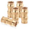 5PCS 1/2" Air Brake Line Fitting, (Half an inch) DOT Brass Push in Fitting, Quick Push to Connect Union Fittings Air Brake Union 1/2" Tube OD for Trucks Trailers and Industrial Use - color: 5PCS-DOT Push-to-Connect, size: 1/2" Od