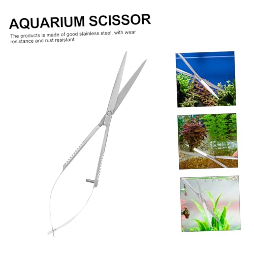 Toyvian Portable Aquarium Scissors Professional Water Grass Clipper for Aquascaping Durable and Ergonomic Design for Precision Trimming of Aquatic Plants