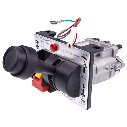 AIVWUMOT AV-295 Air Shift Control Valves with PTO Switch Brighter Light Push to Connect Fittings Dump Truck Valve Tipper Hydraulic System AV295 328388-79X 329358X K90 Series