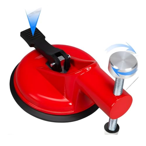 Fockety Adjustable Height Setter Floor Gap Fixer Tool with Heavy Duty Rubber Suction Cup, Wall Tile Leveler Countertop Seam Leveling Tool for Stone Slab Alignment, Floor Repair