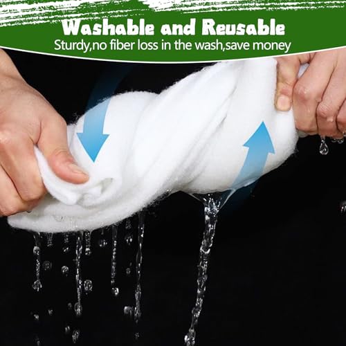Aquarium Polishing Filter Pad-Ultra Fine 100 Micron Filter Floss for Crystal Clear Water,Cut-to-Size Filter Media for Fish Tank,Safe for Fish/Reef/Turtles(24" x 36", 1 Pack) - size: 24" x 36" - 100 Micron