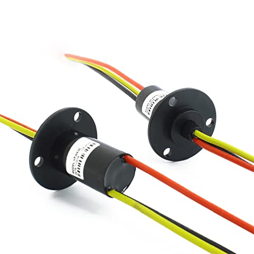 Slip Ring Electrical 3 Wires 10A 22mm Rotary Connector Motor Conductive Ring for Robotics CCTV Industrial - style: 3 Wires 1-10A Diameter 22mm