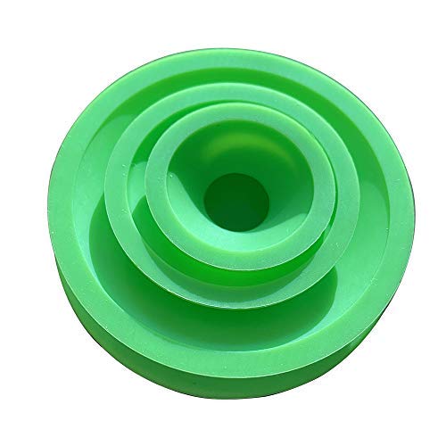 Green Piece® Glass Cleaner (Made in USA) - 2 of the 16 oz bottles with a Set of 3 Silicone Plugs and a 5 Piece Mini Metal Nylon Brush - style: 16 Fl Oz (Pack of 2) + 3 Purple Plugs & 5 Nylon Brush