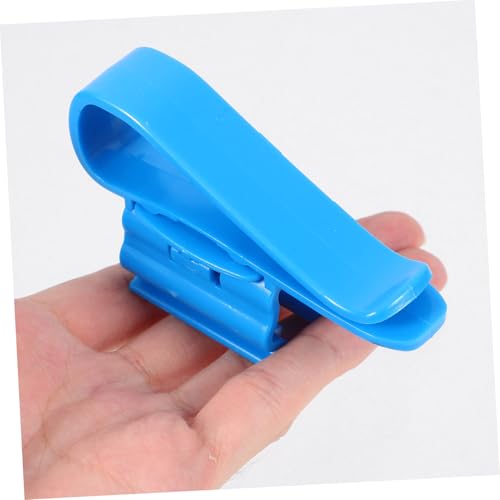 Milisten 6pcs Aquarium Hose Clamps for Fish Tank Water Pipe Fixing Multi-functional Plastic Clips for Easy Installation and Secure - color: Blue
