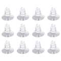 MroMax Aquarium Suction Cup Clips Airline Tubing Hose Heater Clips Clamps Holder for Fish Tank Clear 4mm to 6mm 12Pcs - size: 12pcs 4mm to 6mm