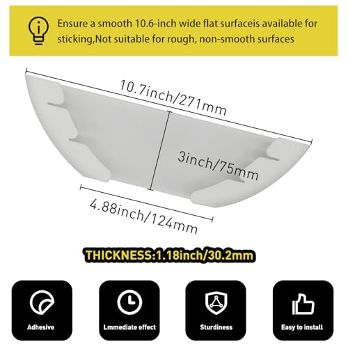 Universal Pot Lid Organizer for Cabinet, 10 Pcs Pan Lids Organizers Inside Cabinet Door Wall Mount Pots Top Storage Rack Holder for Kitchen, Fits 6" to 13.5" (10pcs white) - color: 10pcs white