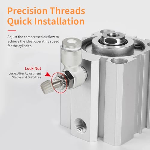 5Pcs Push to Connect Air Flow Control Valve, White 5/16in Tube OD x 1/4" Male Thread 90 Degree Elbow Speed Control Valve Pneumatic Connector Quick Fittings - size: Male Thread G1/4 x White (5pcs)