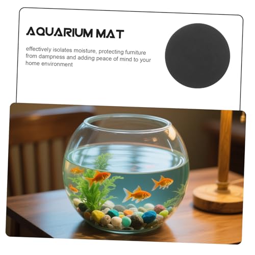 Non-Slip Fish Tank Mat Nonslip Tank Bottom Mat for Aquarium Nonslip Pad Reptile - size: 12.00X12.00X1.00CM