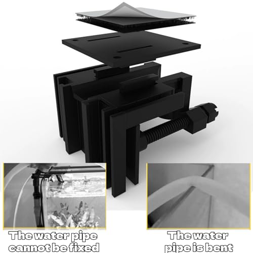 Fish Tank Clamp Versatile Inlet Outlet Holder Fish Tank Fixed Clamp Acrylic Aquarium Clip for Aquarium Setup and Equipment Organization